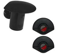 2Pack Sun Rain Shade Camera Cover Compatible with Ring Outdoor Cam Plus,Outdoor Camera Protective Shield for Resistant UV, Anti Glare,Easy to Install（Black）