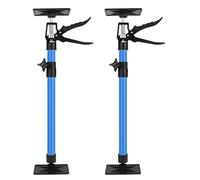 2Pack Telescopic Support Rods for Cabinets - 40KG Capacity Quick Jack Prop Lifters Adjustable Woodworking Tools for Easy Upper Cabinet Installation Blue