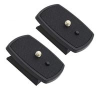 2Pack Universal Quick Release QR Plate Tripod Head for Velbon CX-444 CX-888 CX-460 CX-460mini CX-470 CX-570 CX-690 DF-50/ Sony VCT-D580RM VCT-D680RM VCT-R640 / QB-4W，velbon quick release plate