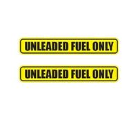 2Pack Unleaded Fuel Only Decal Self Adhesive Sticker for Car Truck Gasoline Gas Tank Can