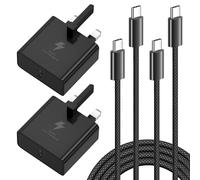 2Pack USB C Charger for Samsung Fast Charger USB C Plug, 25W Charger Plug Fast Charging Type C charger plug and 2M UsB C Cable for samsung Galaxy S26 S25 S24 S23 S22 A17 A56,Samsung Phone charger plug