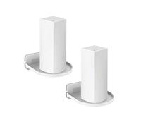 2Pack Wall Mount Holder for Home Mesh WiFi System Wall Mount Bracket Stand Support for Tenda Nova Linksys Velop TP-Link D-Link for Google Nest WiFi Route (White)