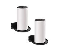 2Pack Wall Mount Holder for Home Mesh WiFi System Wall Mount Bracket Stand Support for Tenda Nova Linksys Velop TP-Link D-Link for Google Nest WiFi Route (Black)