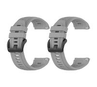 2Pack Watch Bands Compatible with Garmin Approach S70 42MM/47MM Golf GPS Watch Strap Soft Silicone Replacement Wristband Sport Band for Women Men, for Approach S70 42MM, Silicone, no gemstone