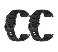 2Pack Watch Bands Compatible with Garmin Approach S70 42MM/47MM Golf GPS Watch Strap Soft Silicone Replacement Wristband Sport Band for Women Men, for Approach S70 42MM, Silicone, no gemstone