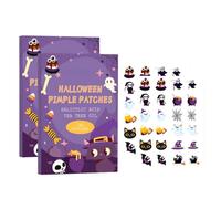 2packs*144pcs Halloween Acne Patches - Halloween Hydrocolloid Patches for Covering Acne - Spot Patch for Acne Treatment with Salicylic Acid & Tea Tree Oil - Hallo_ween Blemish Cover Stickers