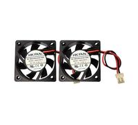 2packs 40mm x 40mm x 10mm 4010 12V 0.15A Ball Bearing Brushless DC Cooling Fan 2pin AB4010M12 UL TUV