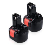 2Packs 9.6V 4.8Ah Ni-MH Battery Replacement for Bosch Battery Compatible with Bosch BAT048 BAT100 BAT119 2607335272 2607335461 GSR 9.6VE-2 PSR 9.6VE-2 PSR960 23609 32609-RT