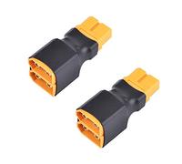 2Packs No Wire XT60 1 Female to 2 Male Plug Parallel Connector Adapter for RC Li-po NiHM Battery ESC