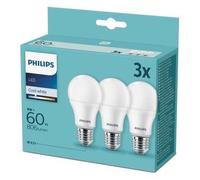 2packs of Philips LED Bulbs Set 3x E27 9W = 60W neutral white 4000K [EEK: F]