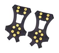2packs Snow Tractions Cleats Elastics Snow Tractions Cleats Light Weight Ice Cleats For Outdoor Lover Hiking Boot Spikes