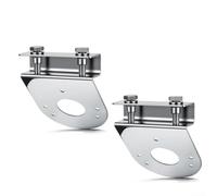 2PackWatermelonLampBase304StainlessSteelClampLightStandforSemi-TrailersPickupsVans2mmThickDecorativeBracket