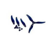 2pair 5 Colors F5135 .1x3. FPV PC 3 Propeller Prop CW CCW Shaft Floppy Proppy(Clear Blue)