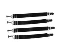 2Pair Adjustable Metal Duck Bill Garter Clips Chic Finish for Stockings Prevents Slipping for Closet Organization and Laundry Room Use