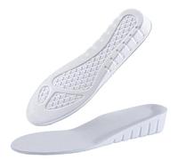 2Pair EVA Height Increase Shoes Insoles Men Women Soft Lightweight Sole Pad for Feet 1.5/2.5/3.5cm Growing Shoe Pads Memor(White3.5cm,EU41-42(260mm))