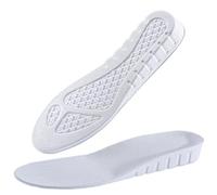 2Pair EVA Height Increase Shoes Insoles Men Women Soft Lightweight Sole Pad for Feet 1.5/2.5/3.5cm Growing Shoe Pads Memor(White2.5cm,EU41-42(260mm))