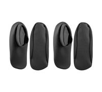 2Pair Fleece Foot Sleeves with Castor Oil for Enhanced Comfort and Warmth Post Workout Recovery Socks