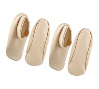 2Pair Fleece Foot Sleeves with Castor Oil for Enhanced Comfort and Warmth Post Workout Recovery Socks