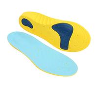 2Pair Foot Support Soft Insoles, Sports Shoe Pad with Massage Points, Breathable Elastic Running Shoe Inserts for Men Women, Full Length Arch Support with Negative Ion Far - Infrar (L)
