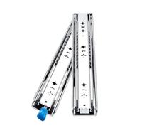 2Pair Heavy Duty Locking Drawer Slides 250 Lb Load Capacity 10-60 Inch Side Mount Full Extension Ball Bearing Industrial Rail for Drawer(24inch(600mm),with Lock)