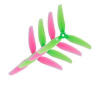 2Pair HQ Ethix S3/S4 Prop 5X3.1X3 5031 5inch 3 Blade/tri-blade Propeller Prop Compatible T-motor Motor ,Compatible For FPV Racing Drone Part(2 Pair Red Green)