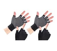 2Pair Outdoor Lure Fishing Gloves Thin Two/Half Finger Sunscreen Gloves For Cycling And Outdoor Sports Enduring Sports Cycling Camping Running