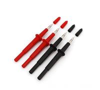2Pairs 4mm Brass Male Plug Test Probe Pin Pen for Multimeter Oscilloscope MQXFCZUX