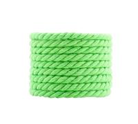 2Pairs 6mm Wide Cotton Twisted Rope Laces for Sneakers Boots Flat Shoes 120 140 160cm Length(Lignt green,140cm)