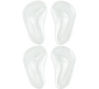 2pairs Clear Gel Arch Support Insoles, Orthotic Insoles Silicone Orthopedic Foot Insoles Flat Feet Arch Support Plantar Fasciitis Shoe Arch Support Gel High Heel Inserts Cushion Pads for Women Men