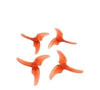 2Pairs ，Compatible for Emax AVAN Rush 2.5 Inch 3 Blade CW CCW Propeller ，Compatible for FPV Racing Drone Multi Rotor Emax Tinyhawk II Freestyle(Red)
