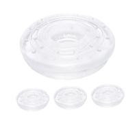 2Pairs DIY Pull Up Bar Accessories Transparent Slip Rubber Pads for Home Workouts Door Frame Protectors User Friendly Installation Enhanced Grip Stability