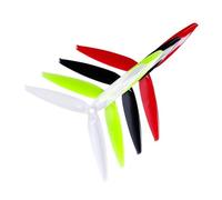 2Pairs Flash 7040 7X4X3 3-Blade PC Propeller For RC FPV Racing Freestyle 7inch Long Range LR7 Drones DIY Parts(2Pairs Clear)