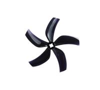 2Pairs for D90 Ducted 90mm-5 5-Blade PC Propeller for FPV Racing Freestyle 3.5inch Cinewhoop Ducted Drones Replacement Parts(Black 2mm 2Pairs)