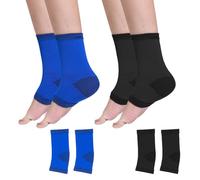 2Pairs Kids Ankle Support Brace,Sports Elastic Child Ankle Support Kids Sleeve,Children Compression Socks,Breathable Aching Feet and Heel Pain Relief Ligament Damage Protector for 5-12 Years Boy Girls