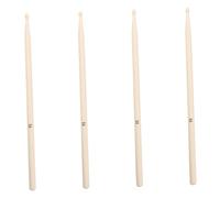 2Pairs Maple Drumsticks Durable Percussion Instrument Accessories for Drums Snare and Jazz Drums Comfortable Grip Crisp Sound for Musicians