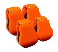 2Pairs Multifunctional Rod Holder Auto Fix Portable Fishing Pole Straps (Orange) (G)