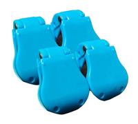 2Pairs Multifunctional Rod Holder Auto Fixed Portable Fishing Pole Straps (Blue) (H)