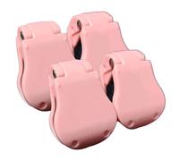 2Pairs Multifunctional Rod Holder Auto Fixed Portable Fishing Pole Straps (Pink) (F)