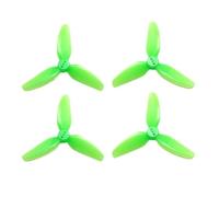 2pairs Of T3X3X3 3030 Three-blade Polycarbonate Propellers For FPV Freestyle RC Drone CineLog And Toothpick Use(Green)