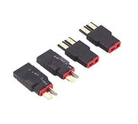 2Pairs RC Lipo Battery Charger Traxxas TRX Plug to Deans T Plug Wireless Connector Adapter for RC LiPo Battery ESC