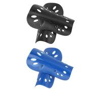 2Pairs Shin Pads Crash-proof Support Soccer Kids Protective Tool Football Protector Fitness Gear Child Equipment Aldult Black