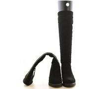 2Pairs Shoe Trees High Short Boot Shaper Tree Inserts Knee High Shoes Thigh Boot Holder Support For Women Lady Most Shoes Boot Support Black (45cm)