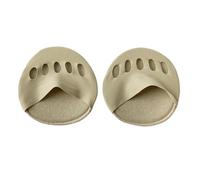 2pairs Women's High Heel Shoe Insoles with Five-Toe Forefoot Pads Cushion Invisible Sock Inserts(Green)