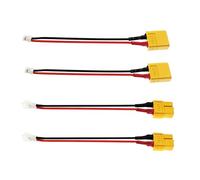 2Pairs XT60 to 2-PIN JST-PH2.0 Female Male Adapter Conversion Cable 22AWG 10cm for Furitek Tegu Lizard ESC SCX24 Battery RC Car Plane RC Toys