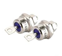 2Pc 1200V Stud Mount Diode Rectifiers with Positive and Negative Electrode Options for Use in Power Supplies Motor Controls and Chargers (40HFR120)