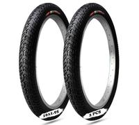 2PC 16x1.95 16 Inch Bike Tire, Replacement for BMX City Commuter Cruiser with Non-Slip Wear-Resistant Tread(TIRE)