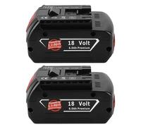 2pc 18V 6.0Ah Rechargeable Li-Ion Replacement Battery Compatible With Bosch Power Drill BAT609 BAT609G BAT618 BAT618G BAT614 Power Tool Accessories