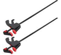 2pc 24" Bar Clamps for Woodwork Workbench Quick Grip Wood Quick Release Clamp Set Large Long 600mm Clamps One Handed Woodworking