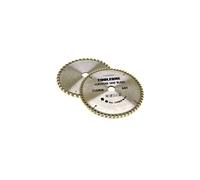 2pc 250mm Tct Circular Saw Blades 40 And 60 Teeth With Adapter Rings - Disc - saw blades circular tct 250mm teeth 40 60 disc 2pc mediumfine finish