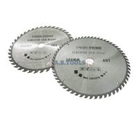 2pc 300mm x 30mm TCT circular saw blades 40 and 60 teeth with adapter ring TE517